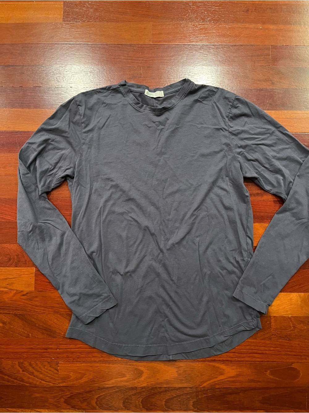 Barefoot Dreams Malibu Collection Mens Long Sleeve 100% Cotton Tee Size Small
